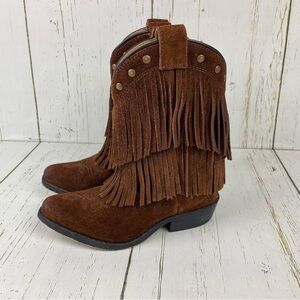 Shyanne Girls‎ Fringe Snip Toe Western Boots